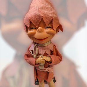 Cute Pink Pixie Imp Elf Doll made in Japan